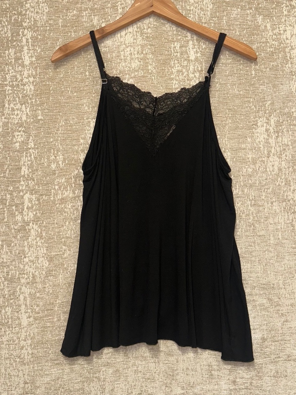 POL Black Lace Tank Top